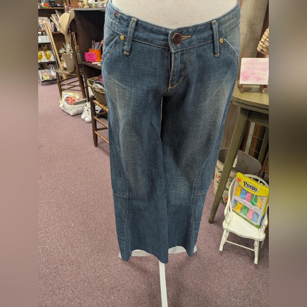 Levi's Dark Blue Wide Leg Jeans